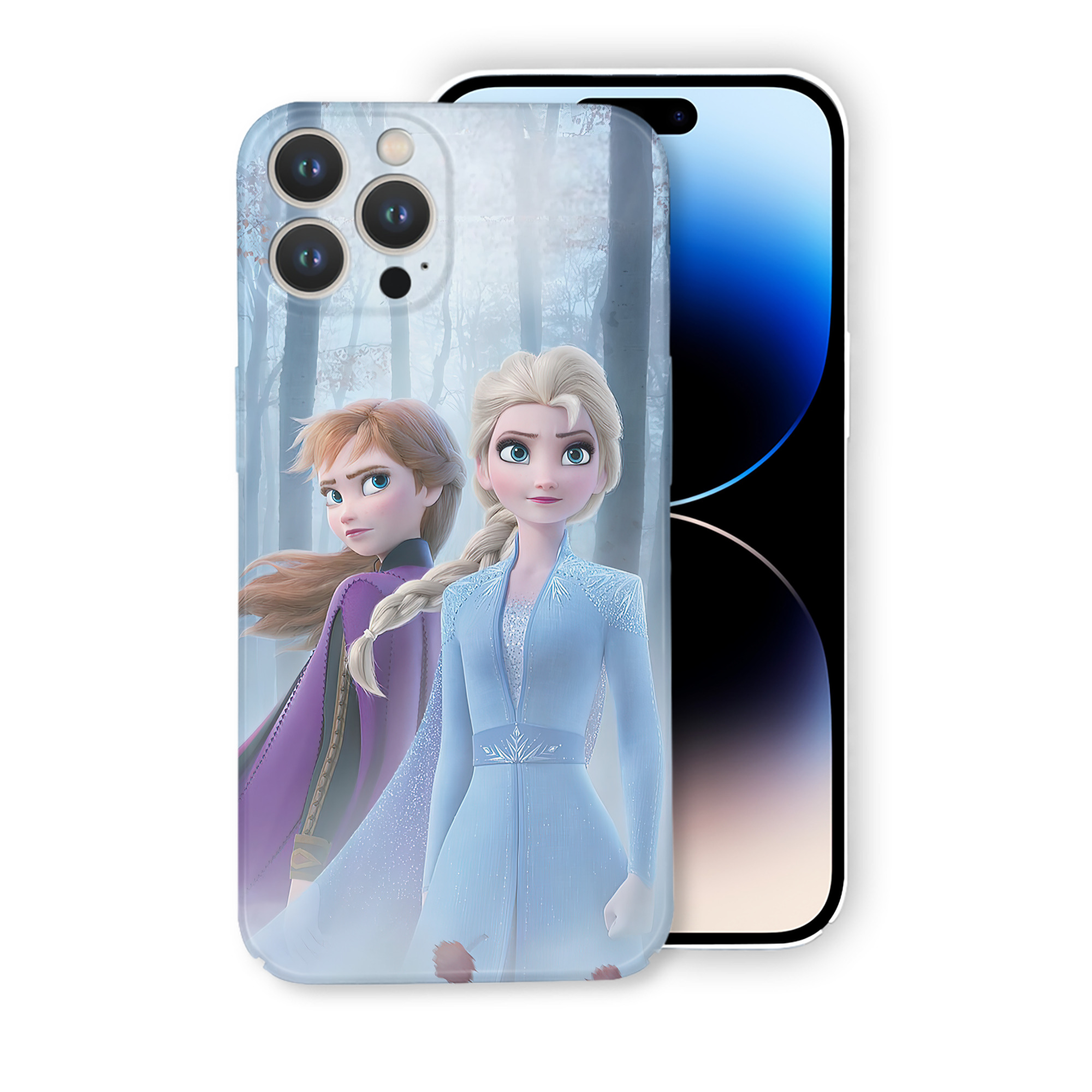（画像用） アナと雪の女王 アンナ エルサ Frozen Anna Elsa 【iPhone 14シリーズ対応】ハードケース